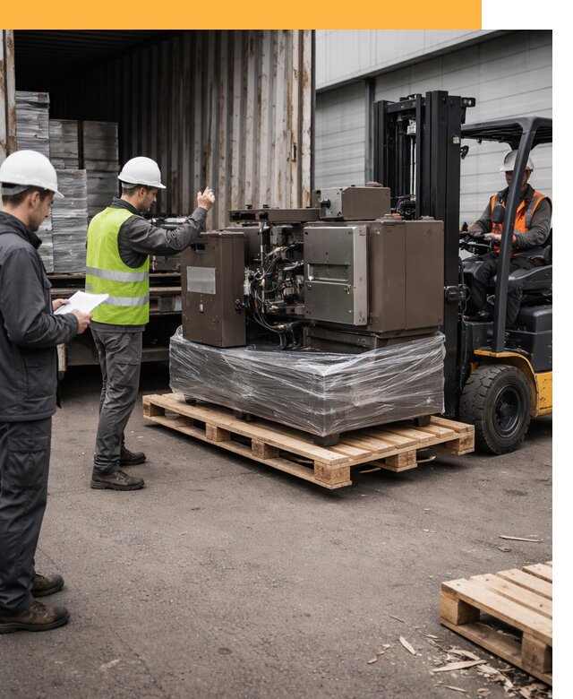 Доставка промышленного оборудования из Европы от 45698