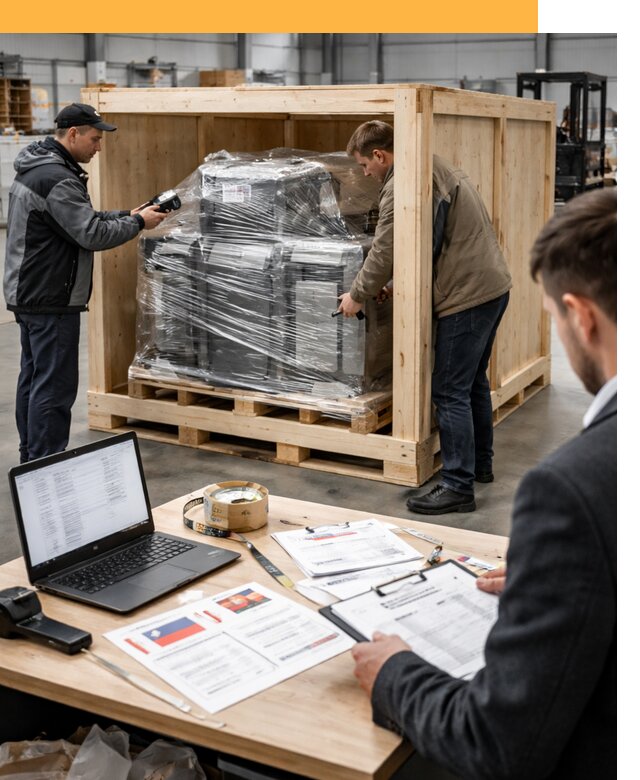 Доставка промышленного оборудования из США от 66008 руб