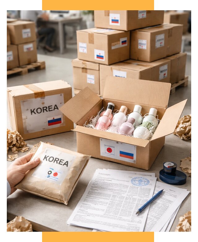 Доставка косметики из Кореи от 8632 р. под ключ | СетСервис-Мтщ