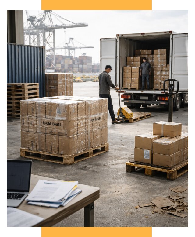 Доставка грузов из Израиля от 15233 р., логистика от СетСервис-Мтщ