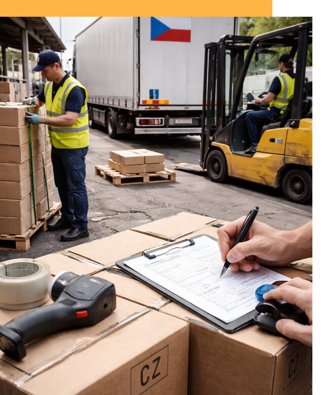 Доставка грузов в Чехию от 35543 руб, международные перевозки