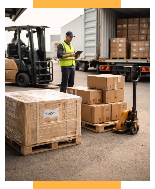 Доставка грузов в Корею из России от 35543 р. | СетСервис-Мтщ