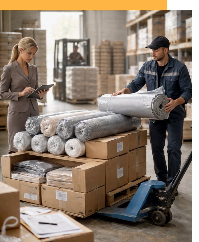 Перевозка текстиля по миру от 15233 руб. с таможней и страхованием