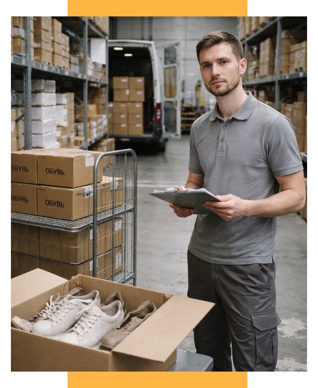 Доставка обуви из Китая и Турции от 4570 р. СетСервис-Мтщ