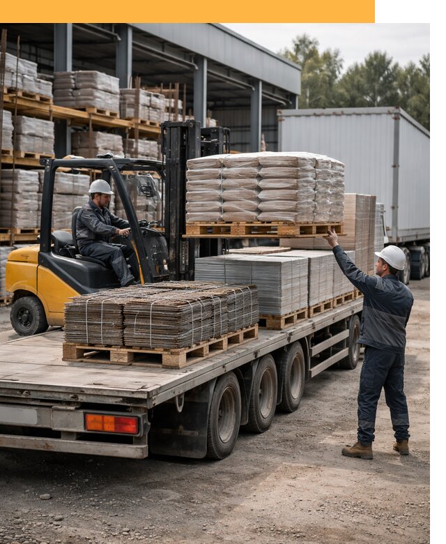 Перевозка строительных материалов по миру от 5585 руб