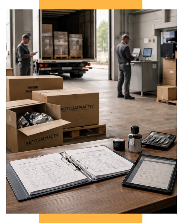 Таможенное оформление автозапчастей под ключ от 8632 р., СетСервис-Мтщ