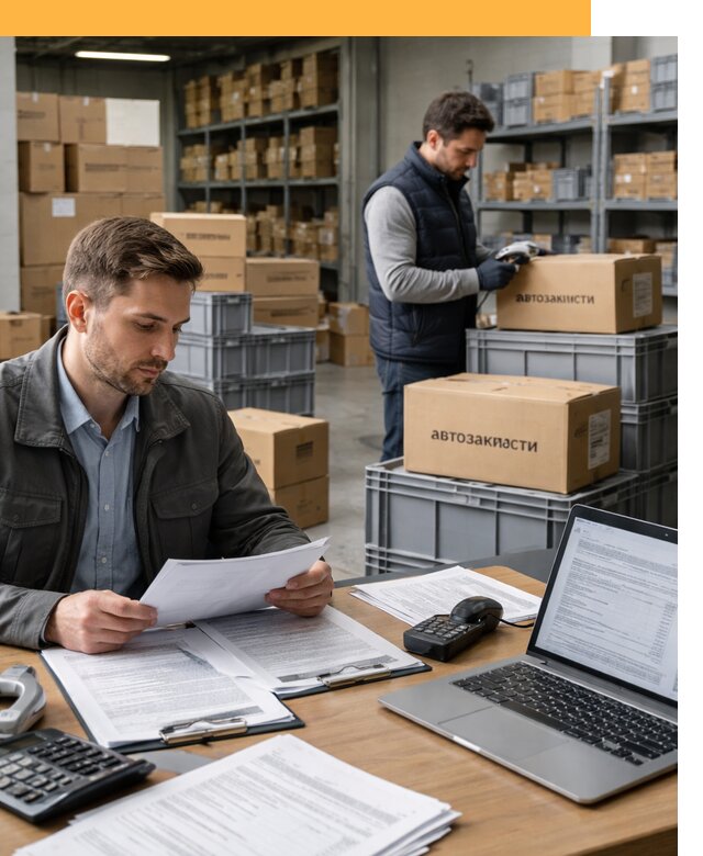 Таможенное оформление автозапчастей по выгодным тарифам от 8632