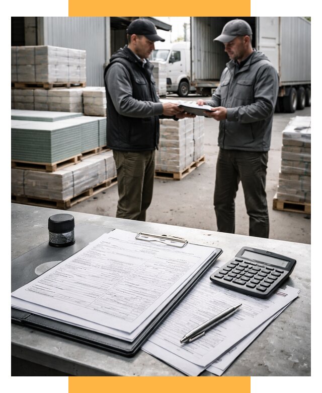 Таможенное оформление стройматериалов от 8632 р. | СетСервис-Мтщ