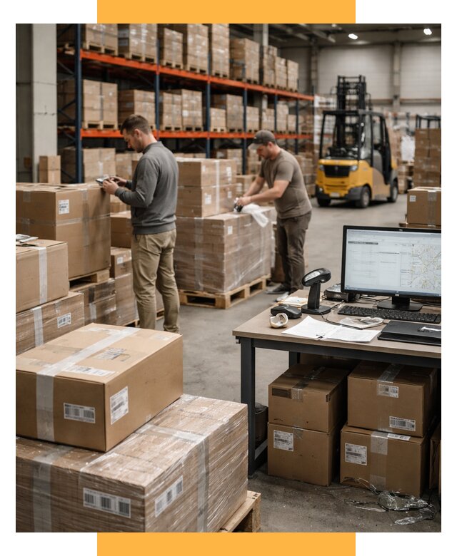 Склад консолидации в Европе от 6601 р., услуги СетСервис-Мтщ