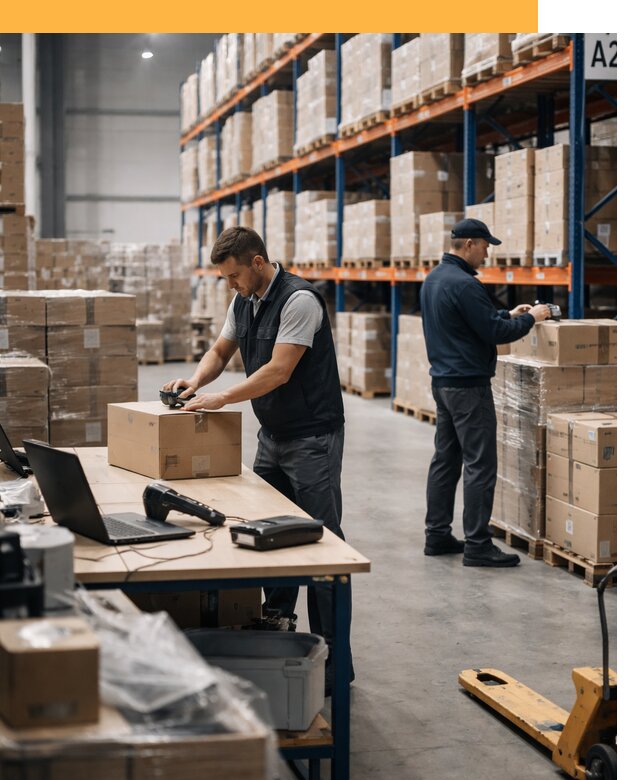 Склад консолидации в Европе: хранение, сортировка от 6601